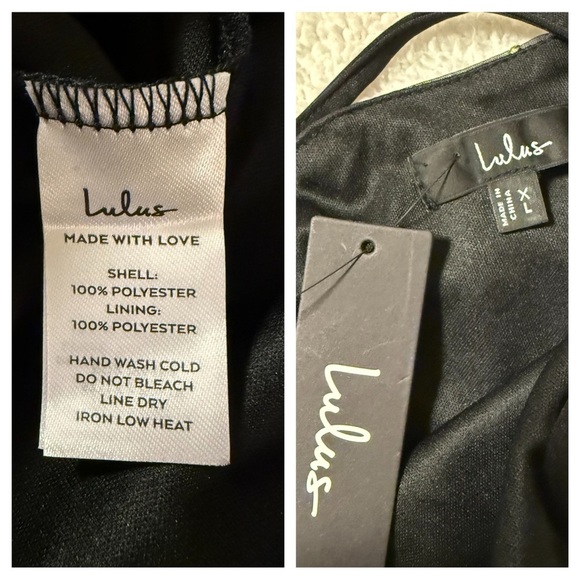 Lulu's Black Thriving Energy Black 3D Floral Embroidered Lace-Up Midi Dress - Picture 9 of 16